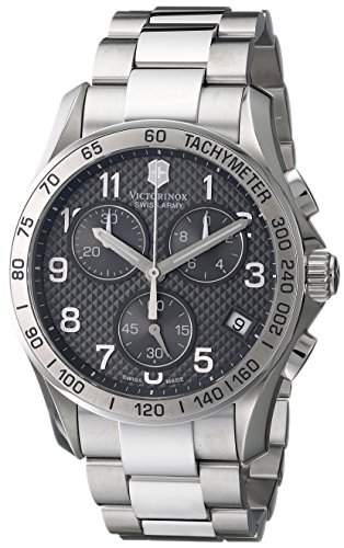 Victorinox Herren-Armbanduhr XL Classic Analog Edelstahl 241405