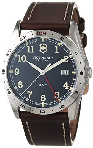 Victorinox Swiss Army Herren-Armbanduhr Analog Quarz Leder 241648