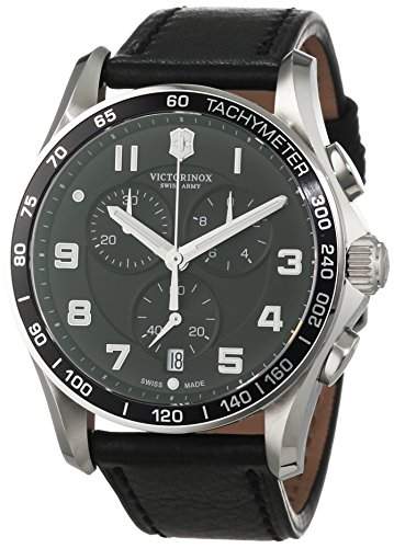 Victorinox Swiss Army Herren-Armbanduhr Chronograph Quarz Edelstahl beschichtet 241651