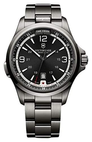 Victorinox Swiss Army Herren-Armbanduhr Analog Quarz Edelstahl beschichtet 241665