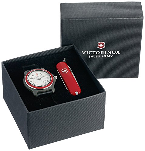 Victorinox Herren 249088 1 Original Analog Display Swiss Quartz Black Watch Set