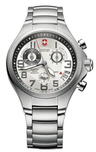 Victorinox Swiss Army Silber Edelstahl Band Silver Dial 241331