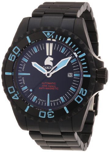 Carucci Watches XL Analog Automatik Edelstahl CA4401BK BL