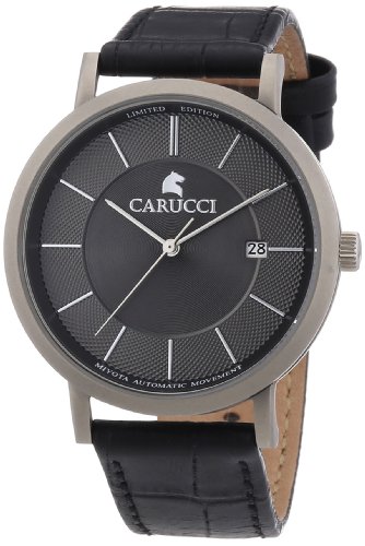 Carucci Watches XL Analog Automatik Leder CA2192GR