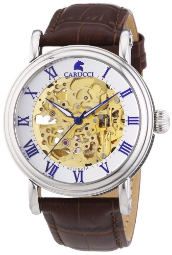 Carucci Watches XL Analog Automatik Leder CA2203GD