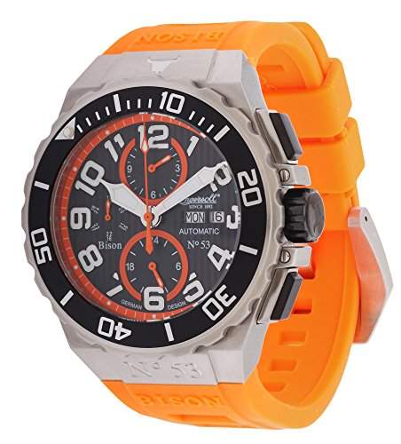 Ingersoll Herren Armbanduhr Bison No53 Limited Edition Orange In4513Or
