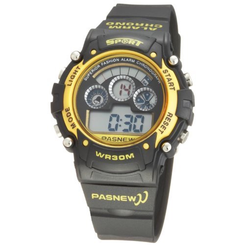 DragonPad Mode Herren Sport Uhren Armbanduhren Sportuhr Digital Wrist Watch gelb