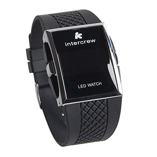 LED Armbanduhr Herrenuhr Sportuhr Herren Sport Uhren Geschink Digital Schwarz watch Gummi cool Design