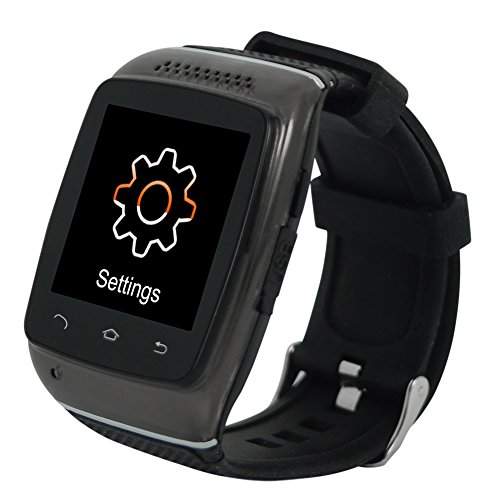 Teckey® S12 Bluetooth Smart Watch Armbanduhr Smart Uhr Sync Anrufen SMS Pedometer Anti-Verloren Haende-frei fuer Android Samsung HTC Sony