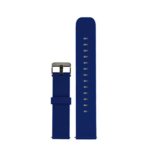 Ularmo fuer Samsung Galaxy Gear S2 Classic SM R732 Luxus Silikon Uhrenarmband Blau