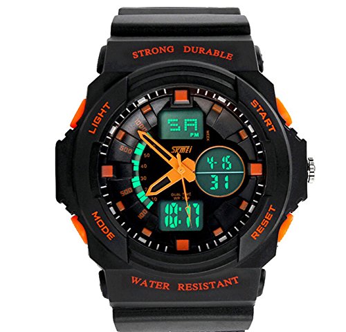 YARBAR Multifunktions Armbanduhr Shock Uhr Sport Analog Digital Uhr