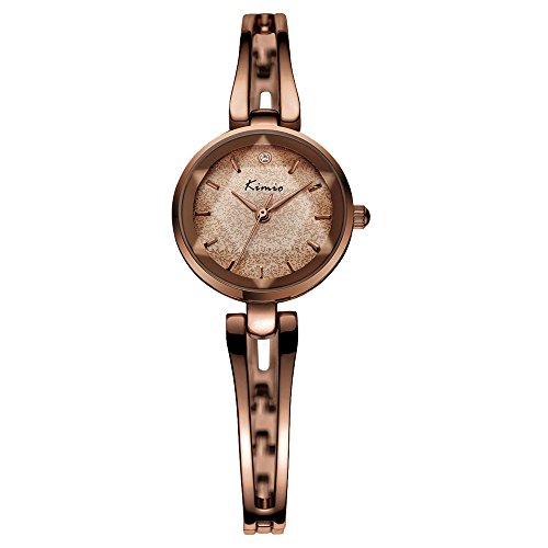 Einzigartig Elegant Star Strass Zifferblatts Armband Uhr Damen Quarzuhr Braun