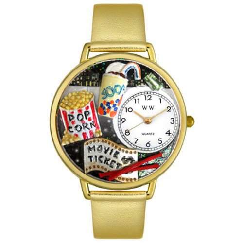 Whimsical Watches Unisex-Armbanduhr Analog Quarz Leder G-0420013