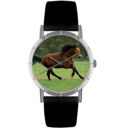 Whimsical Watches Unisex-Armbanduhr Analog Quarz Leder R-0110028