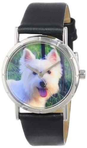 Whimsical Watches Unisex-Armbanduhr Analog Quarz Leder R-0130073