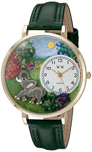 Whimsical Watches Unisex-Armbanduhr Analog Quarz Leder G-0150018