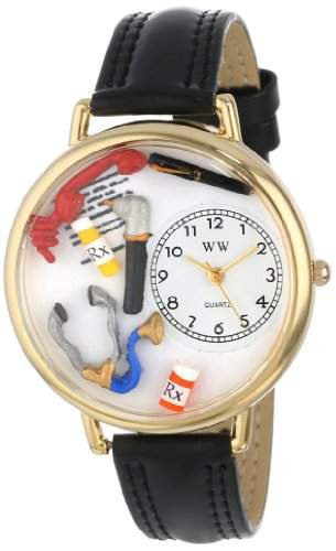 Whimsical Watches Unisex-Armbanduhr Analog Quarz Leder G-0620018