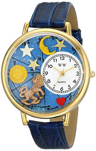 Whimsical Watches Unisex-Armbanduhr Analog Quarz Leder G-1810007