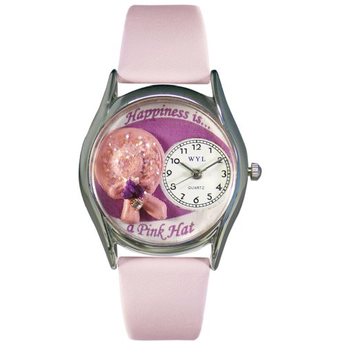 Whimsical Watches Damen S1010019 rosa Hut rosa Leder Uhr