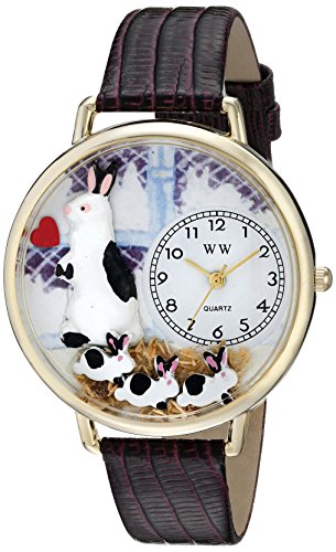 Whimsical Watches Unisex Armbanduhr Analog Quarz Leder G 0110017