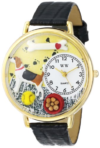 Whimsical Watches Unisex Armbanduhr Analog Quarz Leder G 0130007