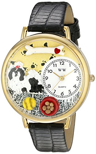 Whimsical Watches Unisex Armbanduhr Analog Quarz Leder G 0130069