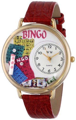 Whimsical Watches Unisex Armbanduhr Analog Quarz Leder G 0430007