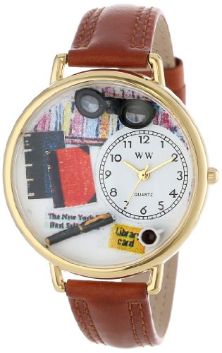 Whimsical Watches Unisex Armbanduhr Analog Quarz Leder G 0460001
