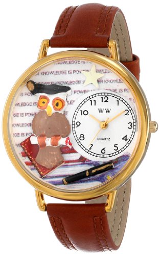 Whimsical Watches Unisex Armbanduhr Analog Quarz Leder G 0640011