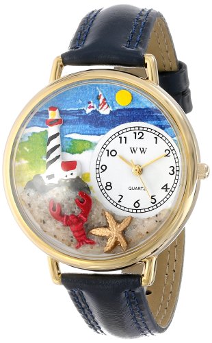 Whimsical Watches Unisex Armbanduhr Analog Quarz Leder G 1210013