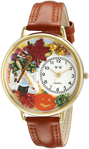 Whimsical Watches Unisex Armbanduhr Analog Quarz Leder G 1213001