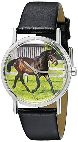 Whimsical Watches Unisex Armbanduhr Analog Quarz Leder R 0110027