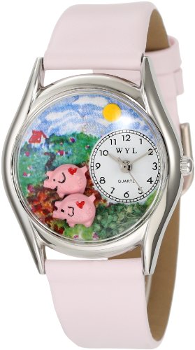 Whimsical Watches Unisex Armbanduhr Analog Quarz Leder S 0110002