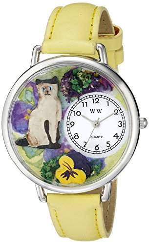 Whimsical Watches Unisex-Armbanduhr Analog Quarz Leder U-0120007