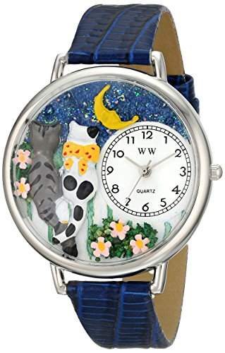 Whimsical Watches unisex-Armbanduhr Analog Quarz Leder U-0120009