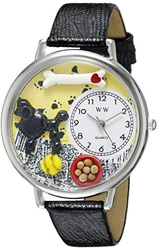 Whimsical Watches Unisex-Armbanduhr Analog Quarz Leder U-0130059