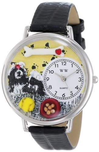 Whimsical Watches Unisex-Armbanduhr Analog Quarz Leder U-0130069