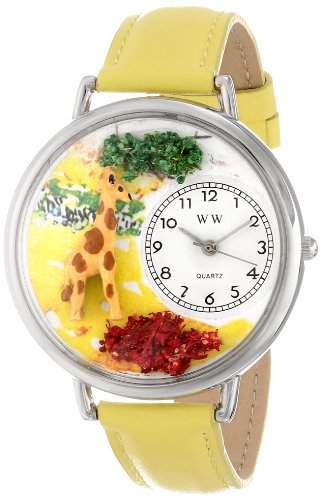 Whimsical Watches Unisex-Armbanduhr Analog Quarz Leder U-0150007