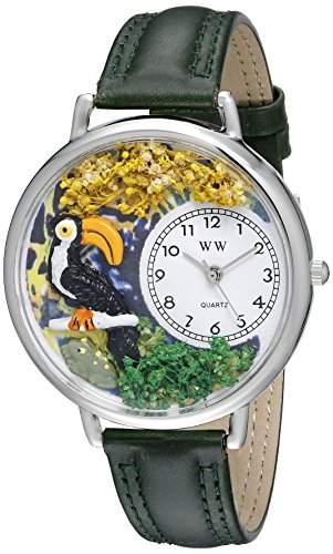 Whimsical Watches Unisex-Armbanduhr Analog Quarz Leder U-0150012