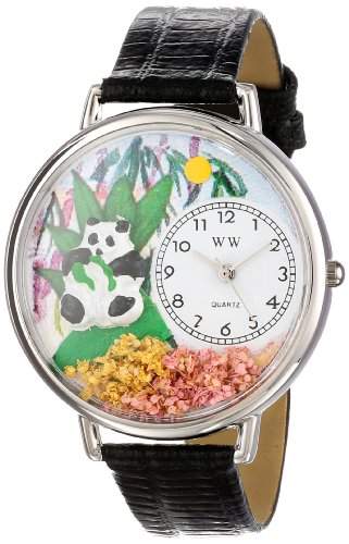 Whimsical Watches Unisex-Armbanduhr Analog Quarz Leder U-0150017