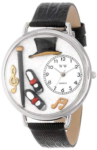 Whimsical Watches Unisex-Armbanduhr Analog Quarz Leder U-0420007