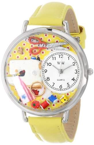 Whimsical Watches Unisex-Armbanduhr Analog Quarz Leder U-0450001