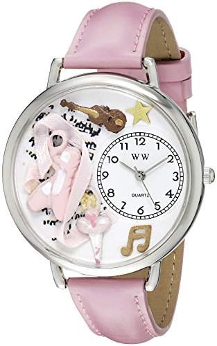 Whimsical Watches Unisex-Armbanduhr Analog Quarz Leder U-0510003