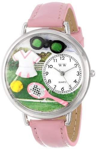 Whimsical Watches Unisex-Armbanduhr Analog Quarz Leder U-0810008