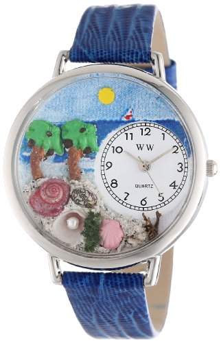 Whimsical Watches Unisex-Armbanduhr Analog Quarz Leder U-1212001