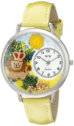 Whimsical Watches Unisex-Armbanduhr Analog Quarz Leder U-1610006