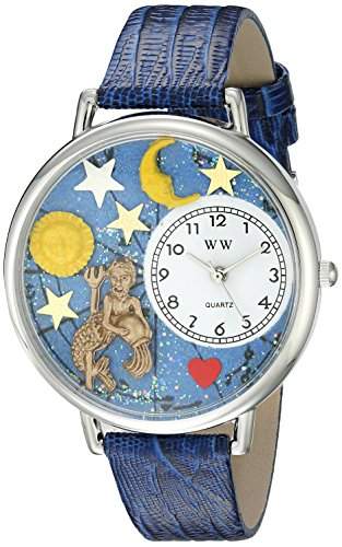 Whimsical Watches Unisex-Armbanduhr Analog Quarz Leder U-1810001
