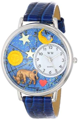 Whimsical Watches Unisex-Armbanduhr Analog Quarz Leder U-1810012