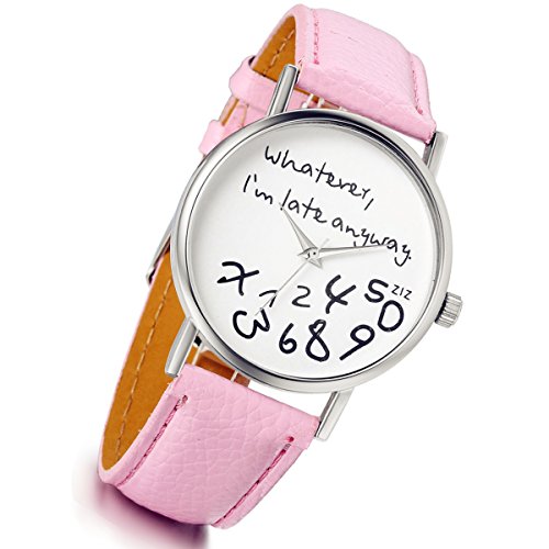 lancardo analoge Uhr Lila Silikon umweltfreundliche Materialien Kids Cartoon Armbanduhr Pink