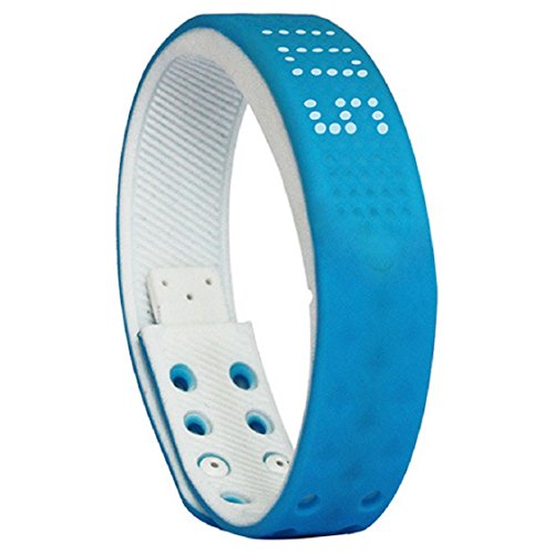 Vovotrade Digital LCD Pedometer lassen Schritt Fuss erreichbar Kalorienzaehler Uhr Armband Blau Weiss